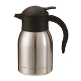 Service Ideas SJ60SS Service Ideas SteelVac® Slim Carafe Push Botton Lid Vacuum Insulated