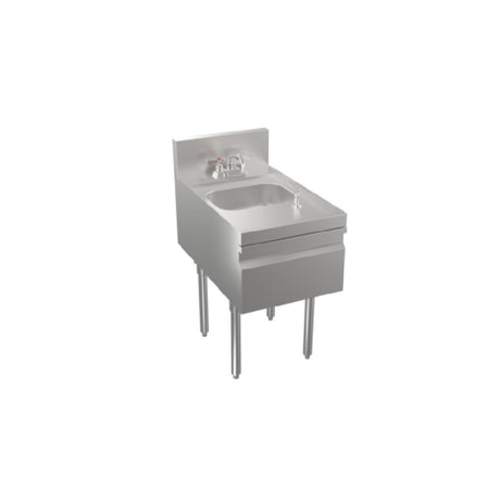 Krowne KRS-18ST - Stadium Series Underbar Hand Sink Unit, Free Standing, 18"W X 29"D X 36-1/2"H.O.A.