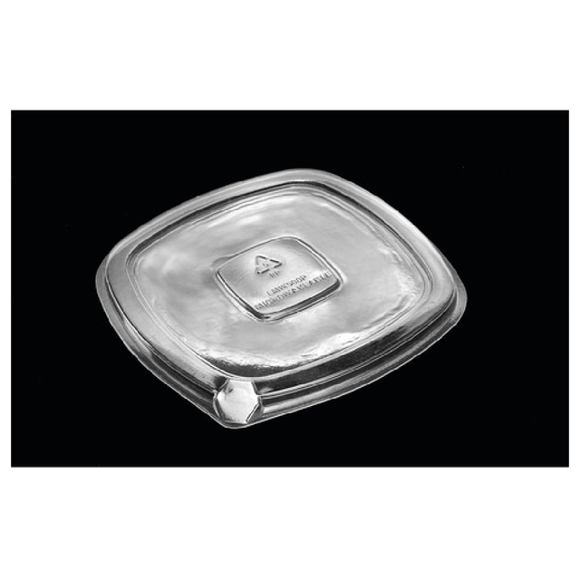 Dinex DXL500PCLR Proex Flat Lid For Square Side Dish Container Polystyrene