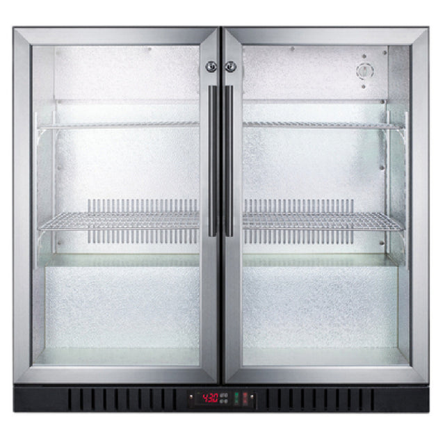 Summit SCR7012DBCSS Beverage Merchandiser Two-section Freestanding