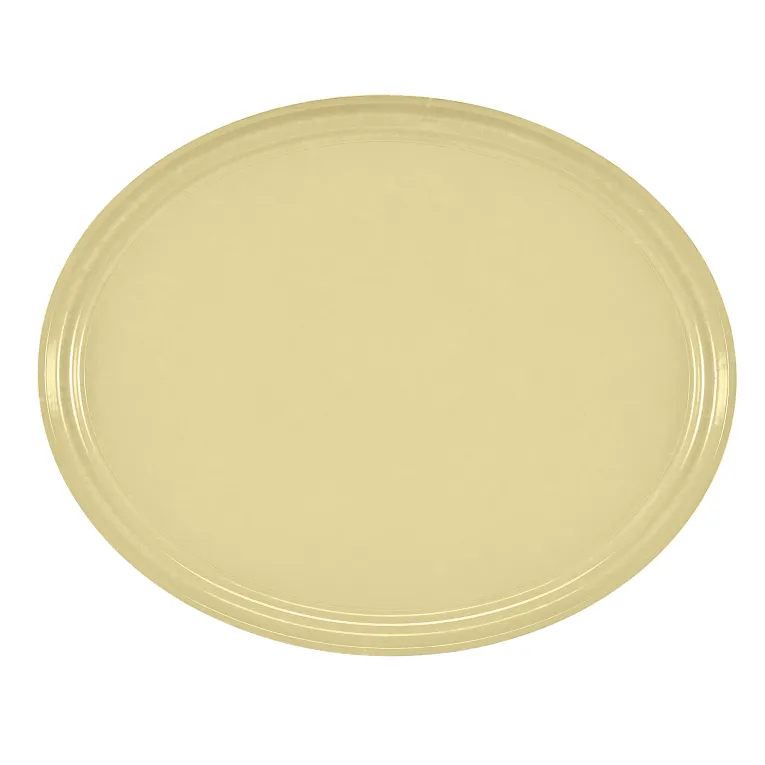Cambro 2500536 Serving Camtray® Oval 19-1/4" X 24" Lemon Chiffon