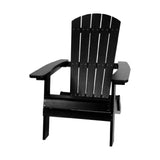 Flash Furniture JJ-C14505-BLK-GG Folding Adirondack Chair 350 Lb. Weight Capacity