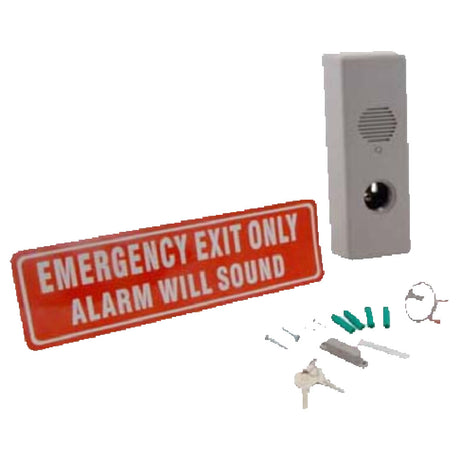 Franklin Machine Products 134-1189 Door Exit Alarm 8-1/4" H X 3-1/8"W X 2"D Keys