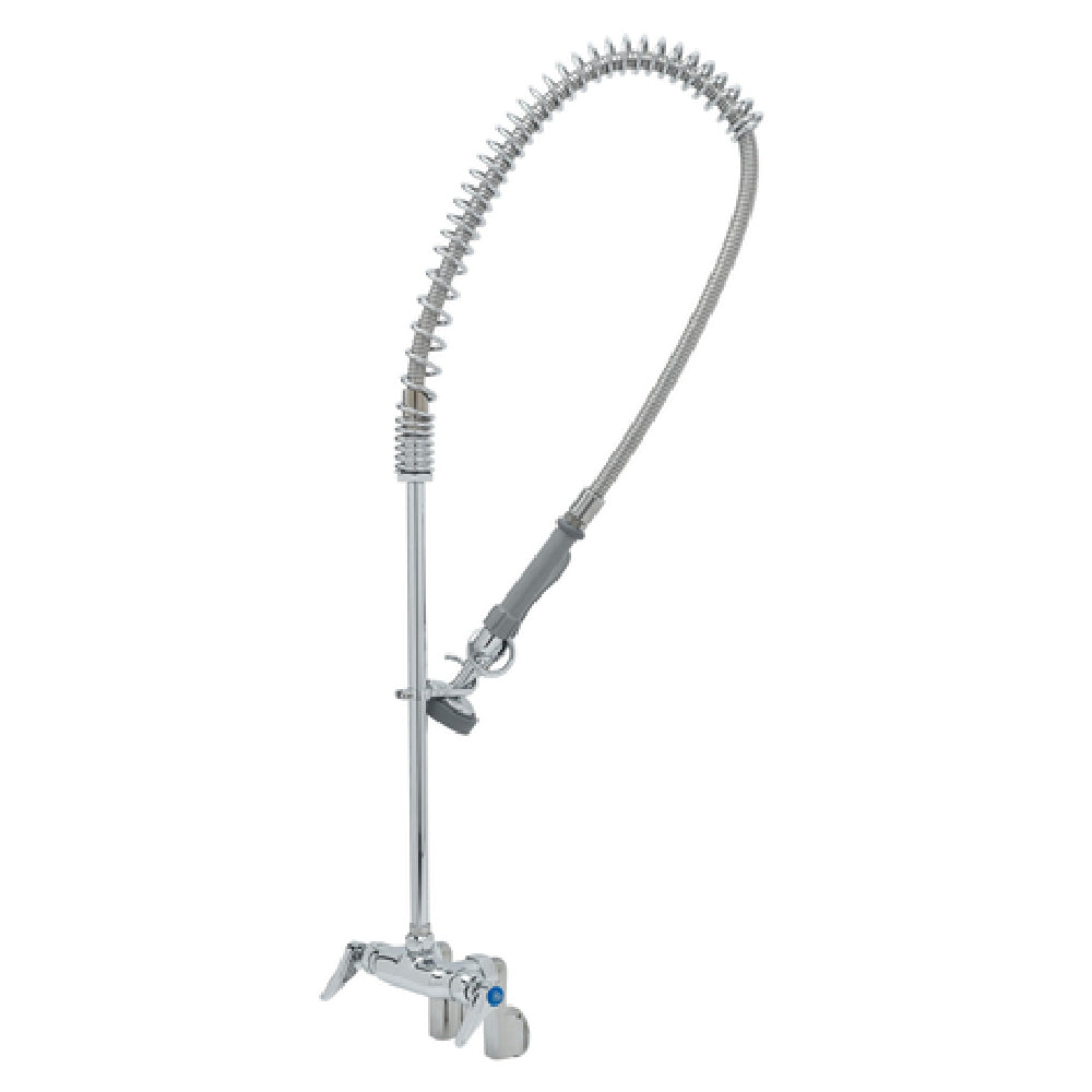 T&S Brass B-2261 EasyInstall Pre-Rinse Unit Wall Mount Adjustable Inlet Arms From 2-1/4" To 8-1/4" Centers