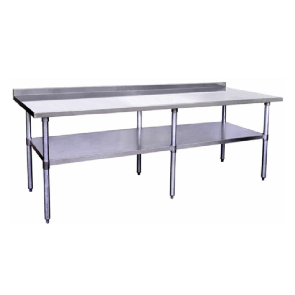 Hubert 85775 - Kratos® 430 Stainless Steel Work Table, 96"W X 24"D X 36"H, 18 Gauge Type 430-series Stainless Steel Top