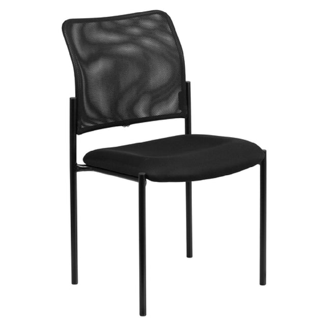 Flash Furniture GO-515-2-GG Stacking Side Chair 250 Lb. Weight Capacity Flexible Mesh Back