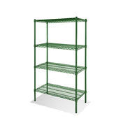 Steel Works Stainless SW1460G-4 Heavy Duty Wire Shelving Unit 4-tier 14"x 60"