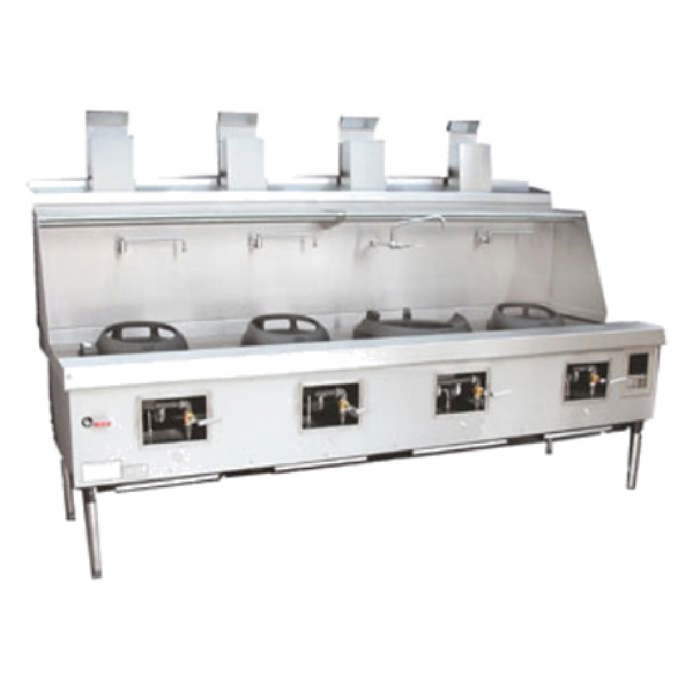 Town YF-4-SS York® Wok Range Gas (4) Chambers