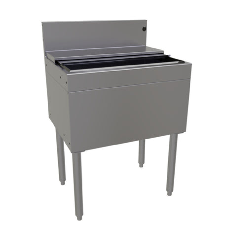 Glastender IBA-24 Underbar Ice Bin 24"W X 19"D 67 Lbs. Ice Capacity