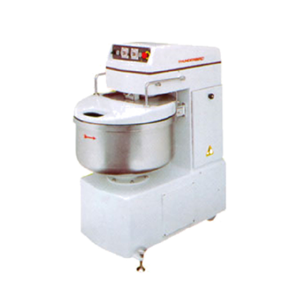 Thunderbird ASP-40 Spiral Mixer With Revolving Bowl With Plastic Cover 85 Lb. Dough Capacity