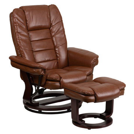 Flash Furniture BT-7818-VIN-GG Swivel Recliner 32-3/4"W X 32" 40"D X 41"H Contemporary Style