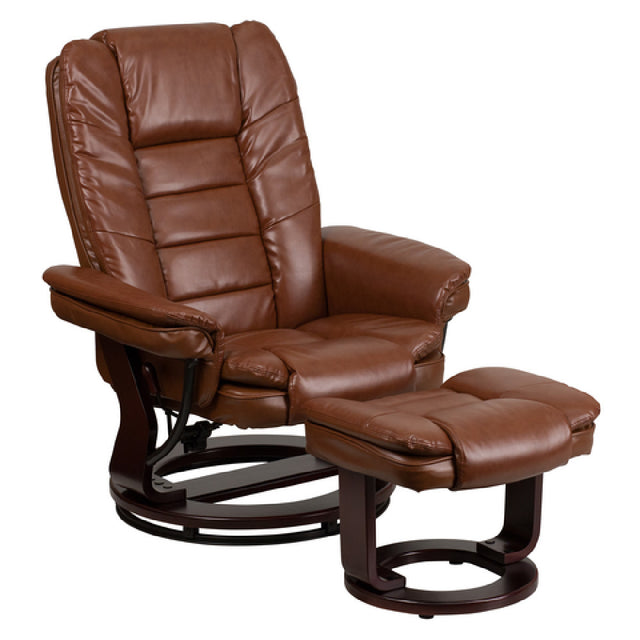 Flash Furniture BT-7818-VIN-GG Swivel Recliner 32-3/4"W X 32" 40"D X 41"H Contemporary Style