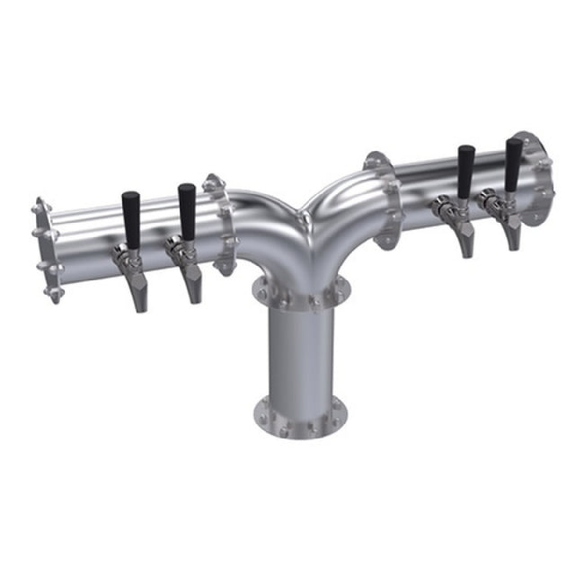 Krowne KPY-4A Krowne Pipe Y-Tower Four Faucets Handles And Faucets Not Included