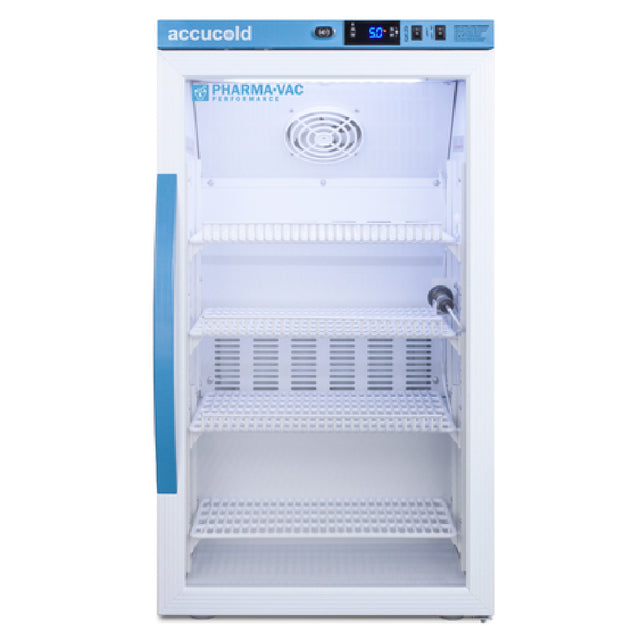 Summit ARG3PV Accucold Pharma-Vac Series Medical Refrigerator Reach-in One-section