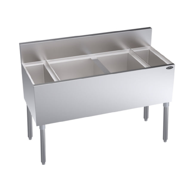 Krowne KR19-MS46C Royal Series Underbar Speed Multi Station 46" Overall Size 30" Center Ice Bin Size