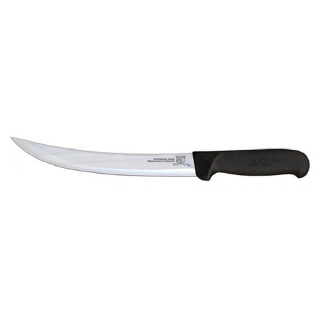 Omcan 16857 (16857) Breaking Knife 10" Curved Granton Edge Blade Stainless Steel