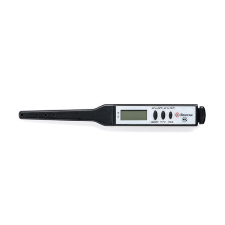 Browne Foodservice 84120 Digital Pocket Thermometer 1.5 Mm Thin Tip 2.75”L / 7.0 Cm Stainless Steel Stem