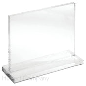 Hubert 61576 - Premium Sign Holder, 7" X 5-1/2"H, Acrylic
