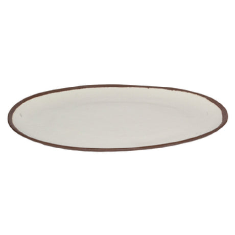 GET Enterprises P-151-CRM Pottery Market™ Platter 15"L X 11"W Oval