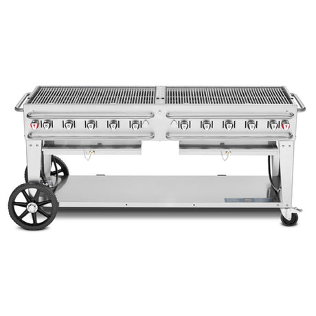 Crown Verity CV-RCB-72RDP-SI-BULK Pro Series Grill LP Gas 81"L X 28"D