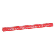 Hubert 66877 - Checkout Lane Divider, "Thank You For Shopping With Us Today!", 16" X 1"H