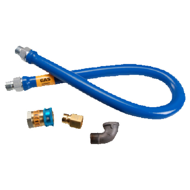 Franklin Machine Products 157-1104 Dormont® Gas Connector Kit 48"L X 1" Fittings Includes Heavy Duty Gas Hose