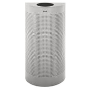 Rubbermaid FGSH12SSPL - Silhouette Indoor Receptacle, 9"L X 18"W X 32"H, 12 Gallon