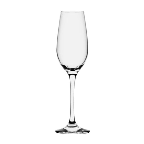Steelite P440295 Flute Glass 6.75 Oz. (H 9.0" M 2.5": T 1.75" B 2.5")