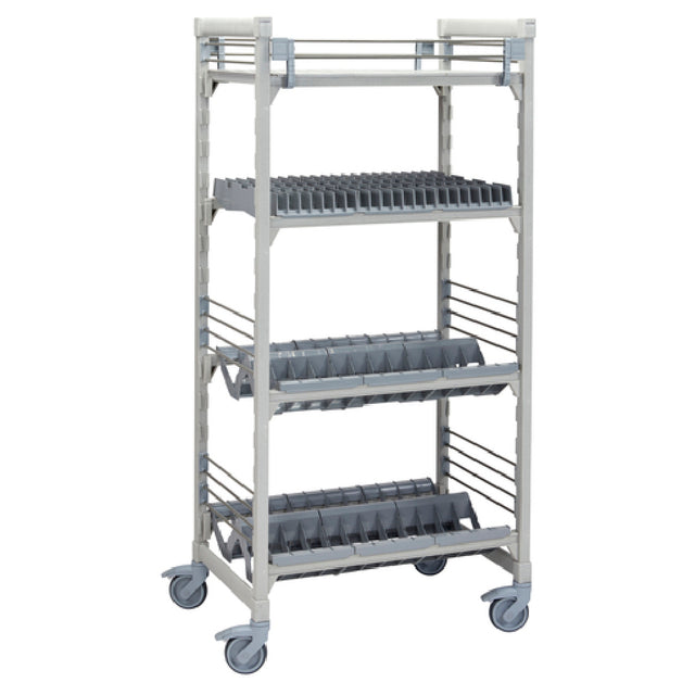 Cambro CPMU243675D2PKG Camshelving® Premium Series Mobile Drying/Storage Rack