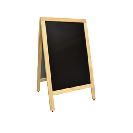 Omcan 31398 (31398) Menu Chalk Board Natural Color Frame Includes Chalks