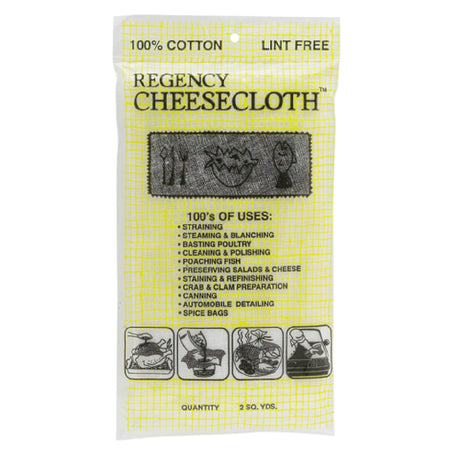 Harold Import Co. 9999 Regency Wraps Cheesecloth 2 Square Yards Lint Free