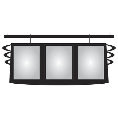 Hubert 54155 - Menu Board, 3-pocket, Hanging