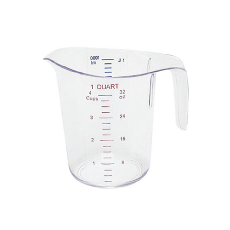 CAC China MCBK-100 Measuring Cup 1 Qt./100-1000 ML Molded-in Thumb-grip Handle