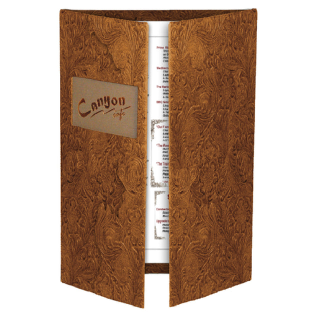 Menu Solutions WF55D Menu Cover Holds 4-1/4" 8-1/2"