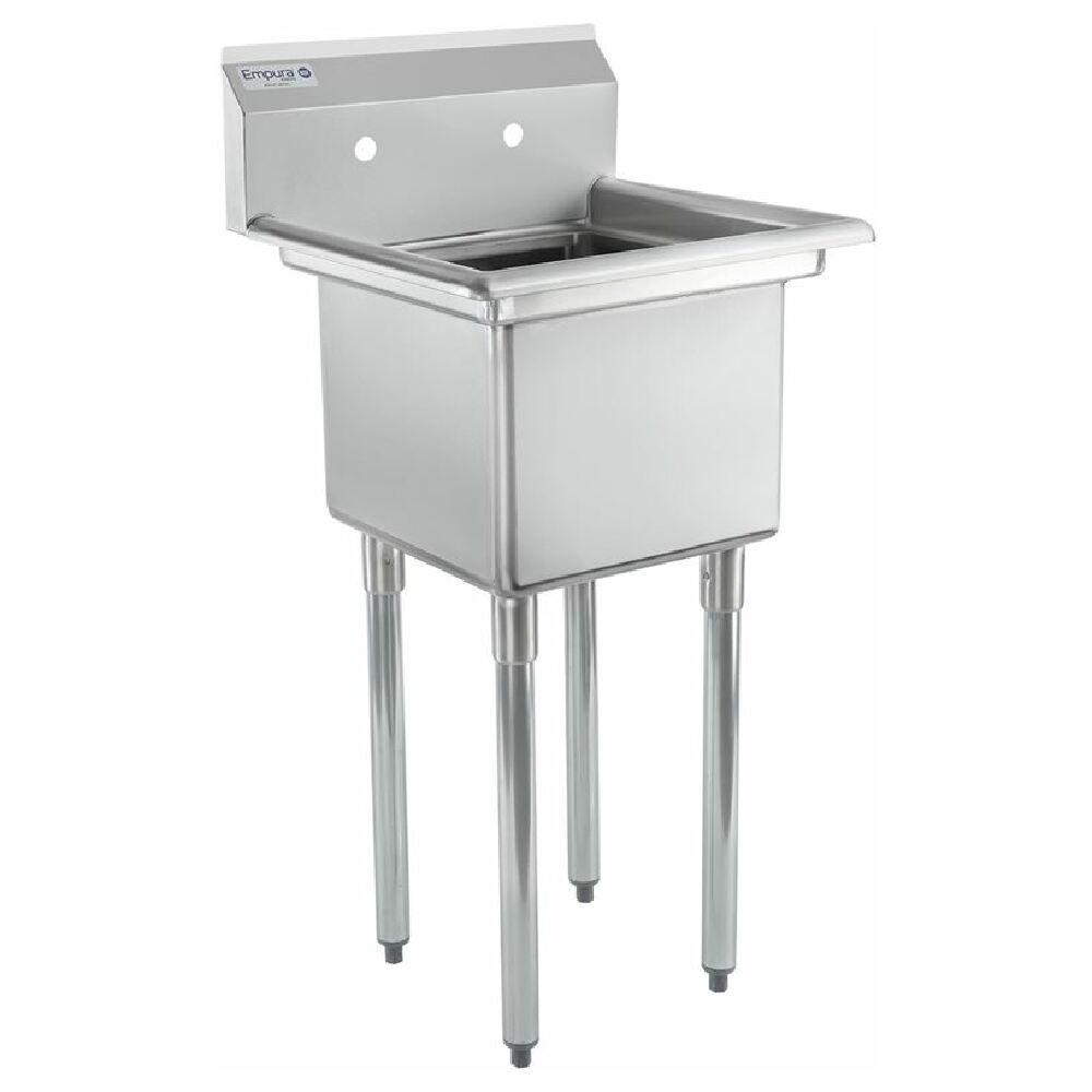 Empura Stainless ESD11515 Sink (1) Compartment Standard Duty