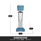 Waring WDM20 Light-Duty Single-Spindle Drink Mixer 9"W X 10-3/8"D X 22"H Manual (2) Speed Hi/low Toggle Switch - KitchenRestock.com