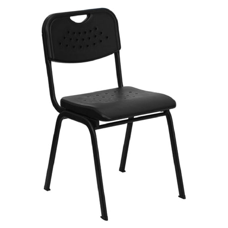 Flash Furniture RUT-GK01-BK-GG Hercules Series Stacking Chair 880 Lb. Weight Capacity