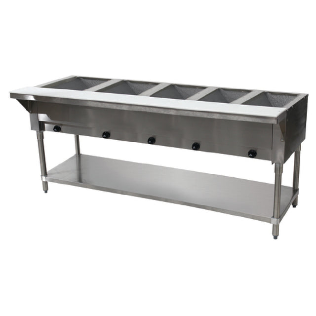 Advance Tabco HF-5G-NAT-X Hot Food Table Natural Gas 77-3/4"W X 30-5/8"D X 34-3/8"H