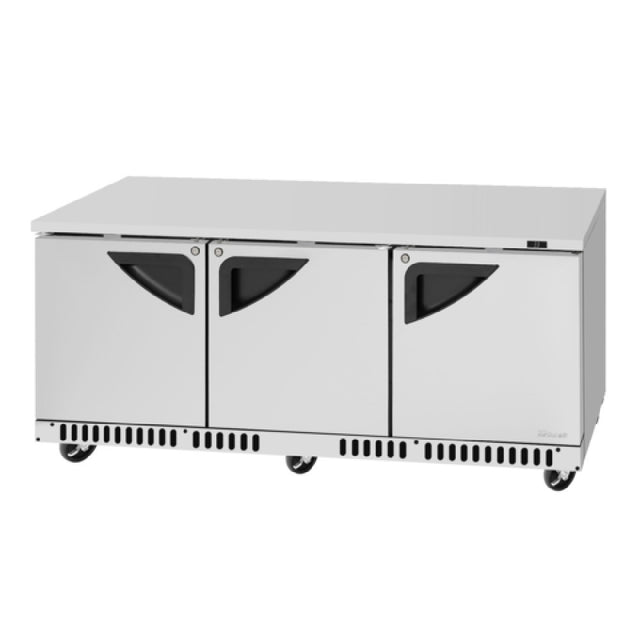 Turbo Air TUR-72SD-FB-N Super Deluxe Series Undercounter Refrigerator Front Breathing Airflow