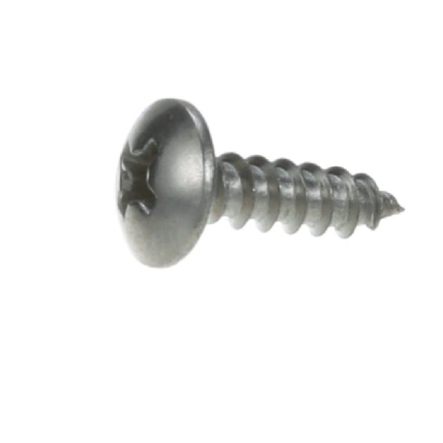 Private Label MVR261487 Sheet Metal Screw Bx 100 6 X1/2phil Rd Trus18 8ss