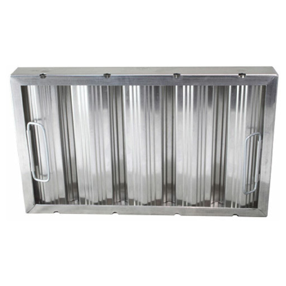 Component Hardware Group F30-1625-HD Baffle Filter 16 X 25 Alum