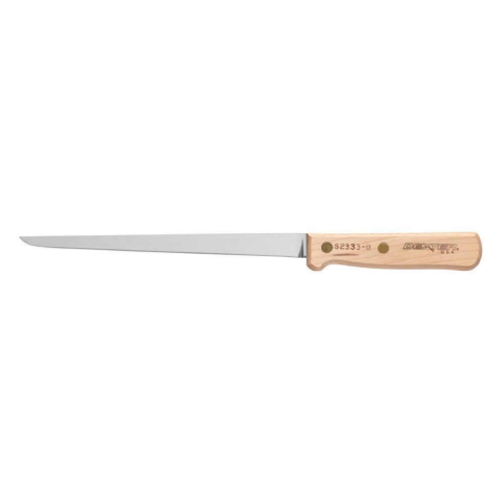 Dexter Russell S2333-8PCP Traditional™ 8" Max Flex Fillet Knife Beech Handle