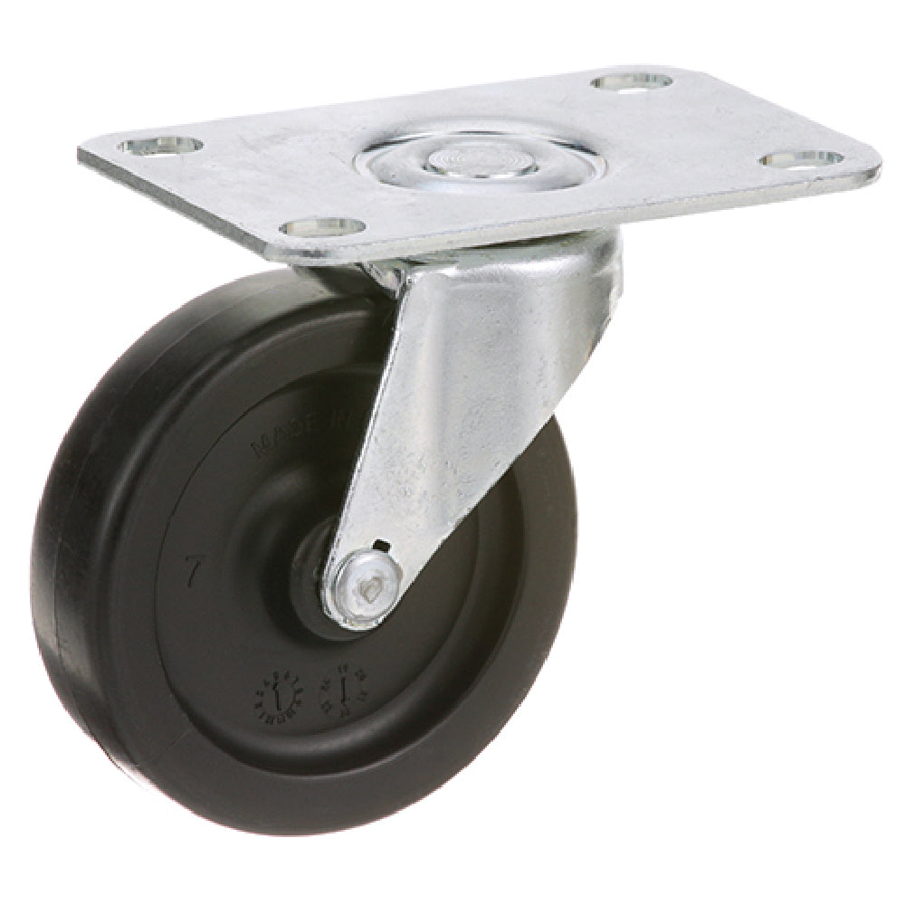 Rubbermaid 3600L4 Caster Plate (3"od Swvl Black)