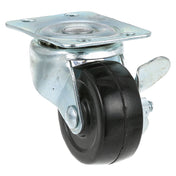 Private Label MVR262380 Plate Mount Caster W/ Brake 2 W 1 7/8 X 2 5/16