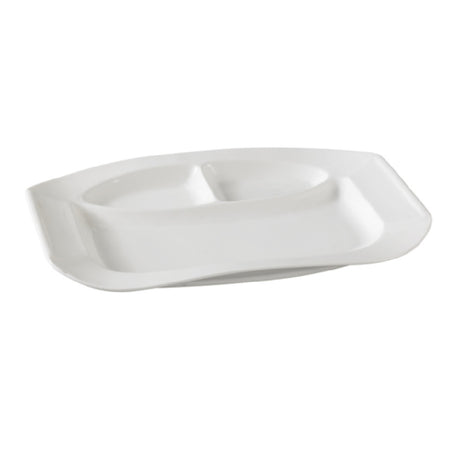 Yanco PS-2014 Piscataway Compartment Plate 14-1/2" X 9-1/2" Rectangular