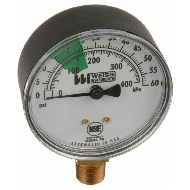 Hobart 00-349665-00001 Gauge Water Pressure 0 60 Psi