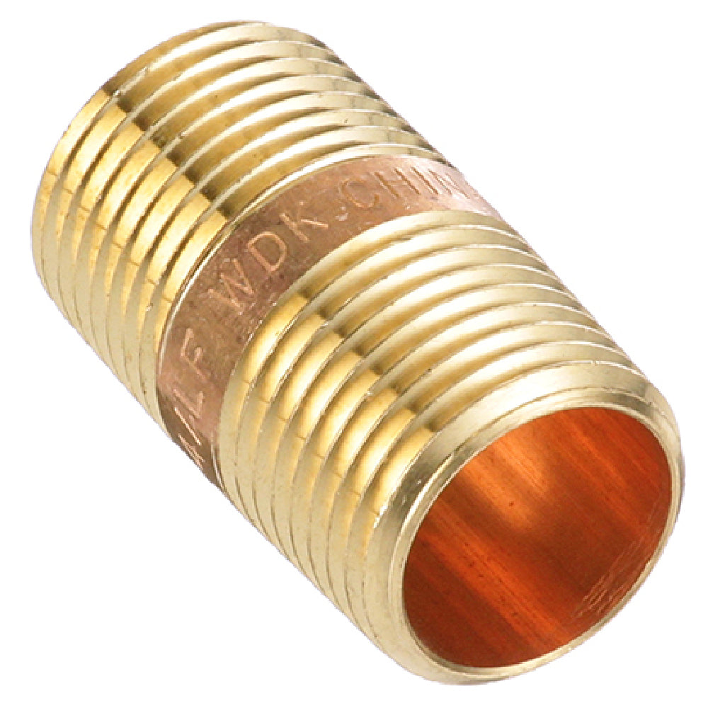 Private Label MVR263107 Brass Nipple 1/2" X 1 1/2"