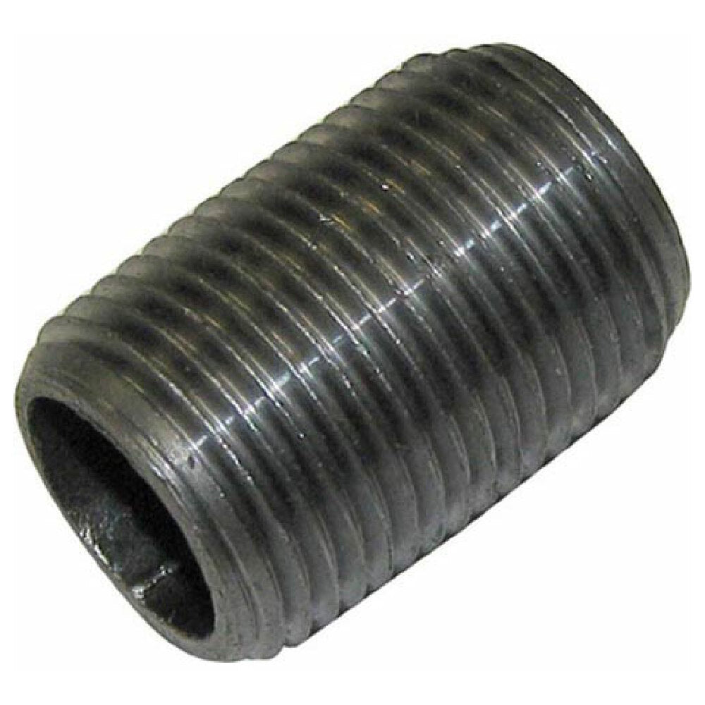 Private Label 263109 Black Iron Nipple 3/8" Close