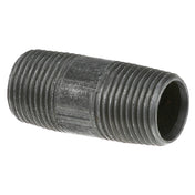 Private Label MVR263110 Black Iron Nipple 3/8" X 1 1/2"