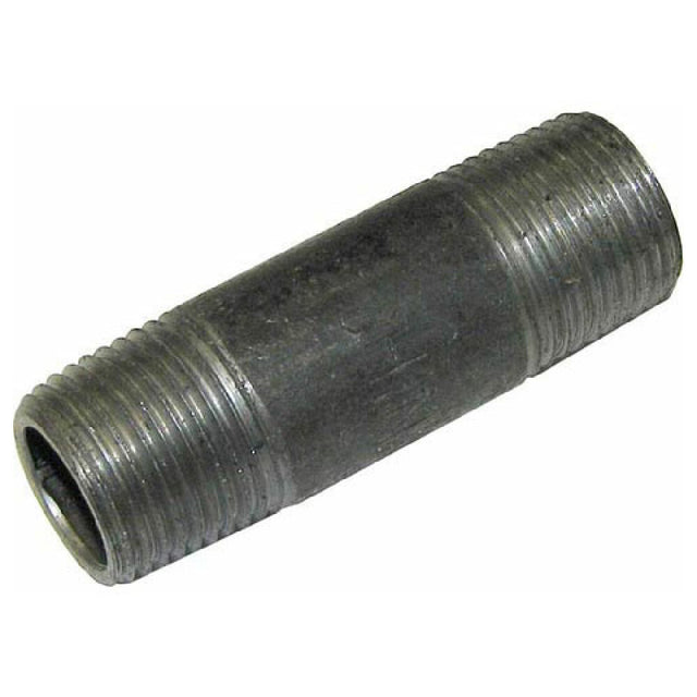 Private Label MVR263111 Black Iron Nipple 3/8" X 2"